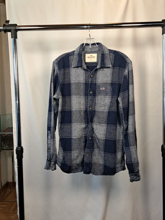 Hollister Vintage Flanellhemd Navy/Grey