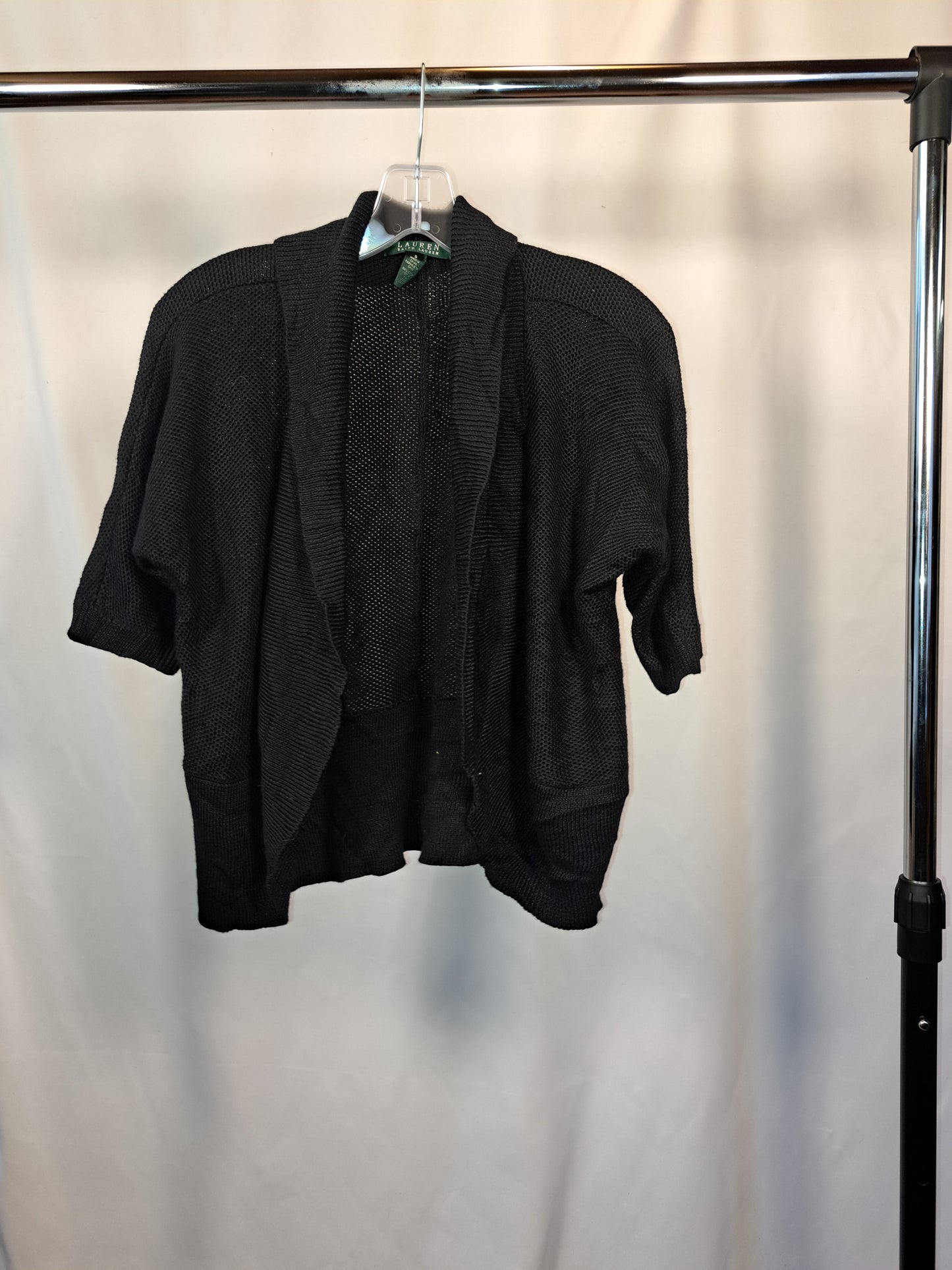 Ralph Lauren Green Label Black Knit Cardigan