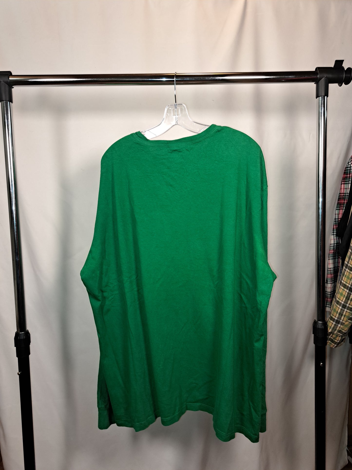 Vintage Polo Ralph Lauren Longsleeve – Grün mit gelbem Logo, Größe 2XL | Classic Cotton Shirt