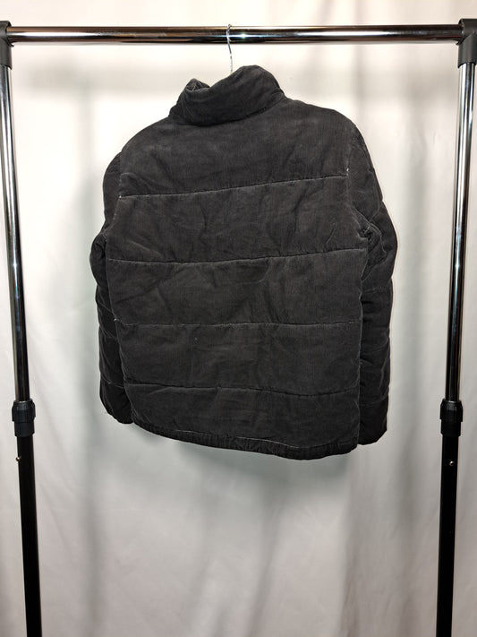 Levi’s Cord Puffer Jacke / Black Corduroy Puffer / Y2K Winter Jacket / Size S